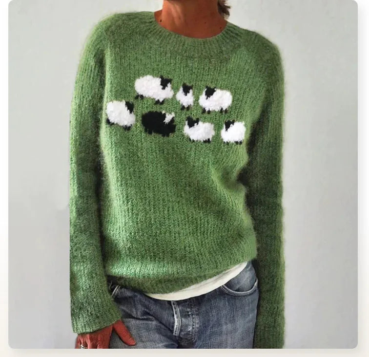 AMÉLIE - COZY RETRO KNITTED SWEATER