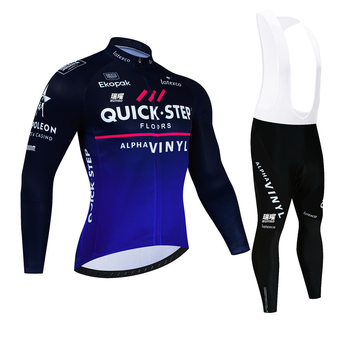 Quick step - Long sleeved pro cycling kit