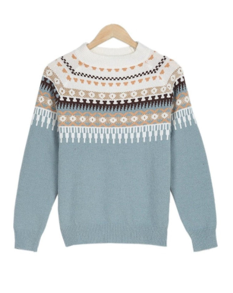 FABIENNE - NORDIC ELEGANCE KNITTED SWEATER